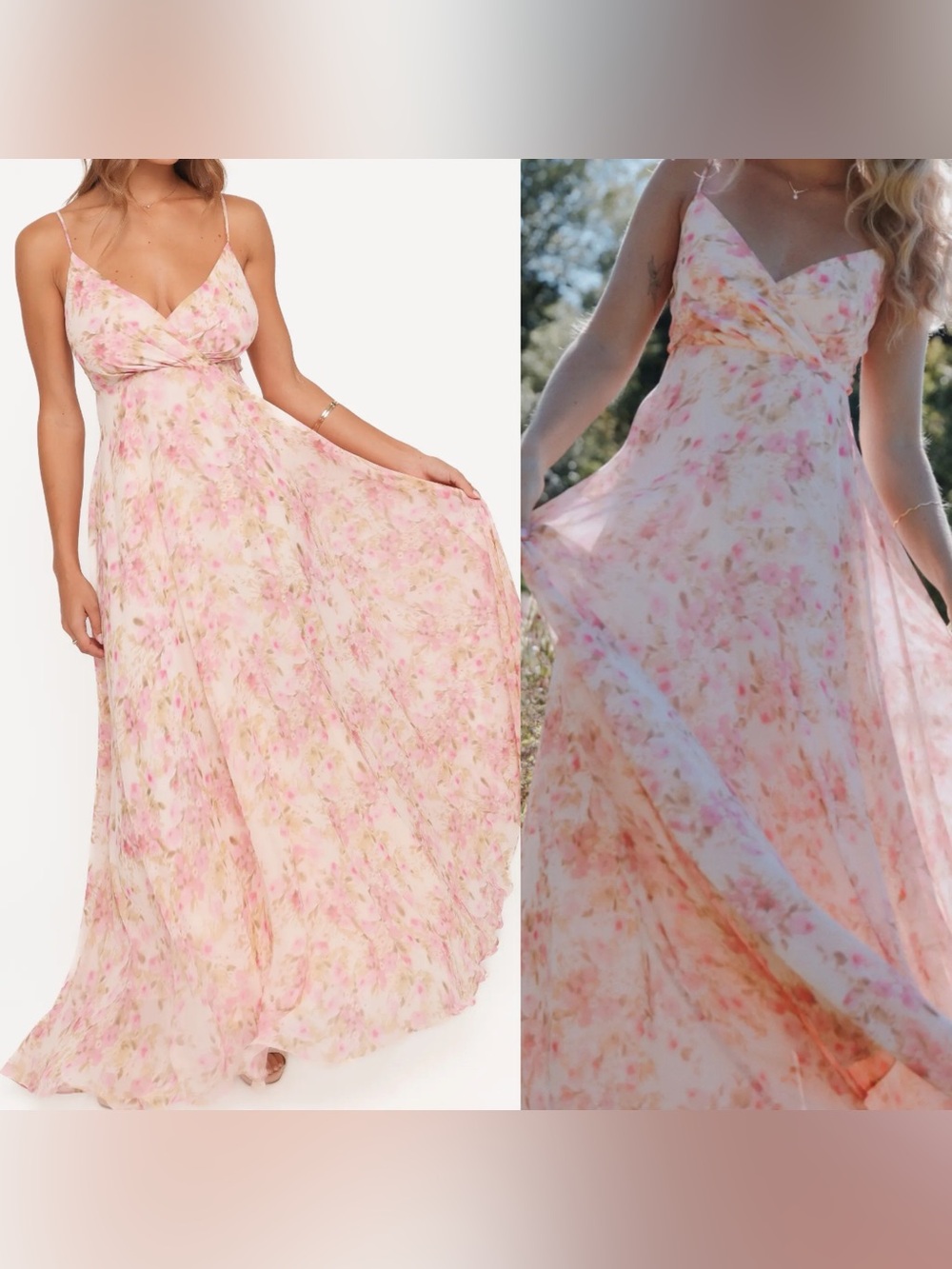 Petal & Pup Boho Madilyn Floral Maxi Sundress Dress Size XL